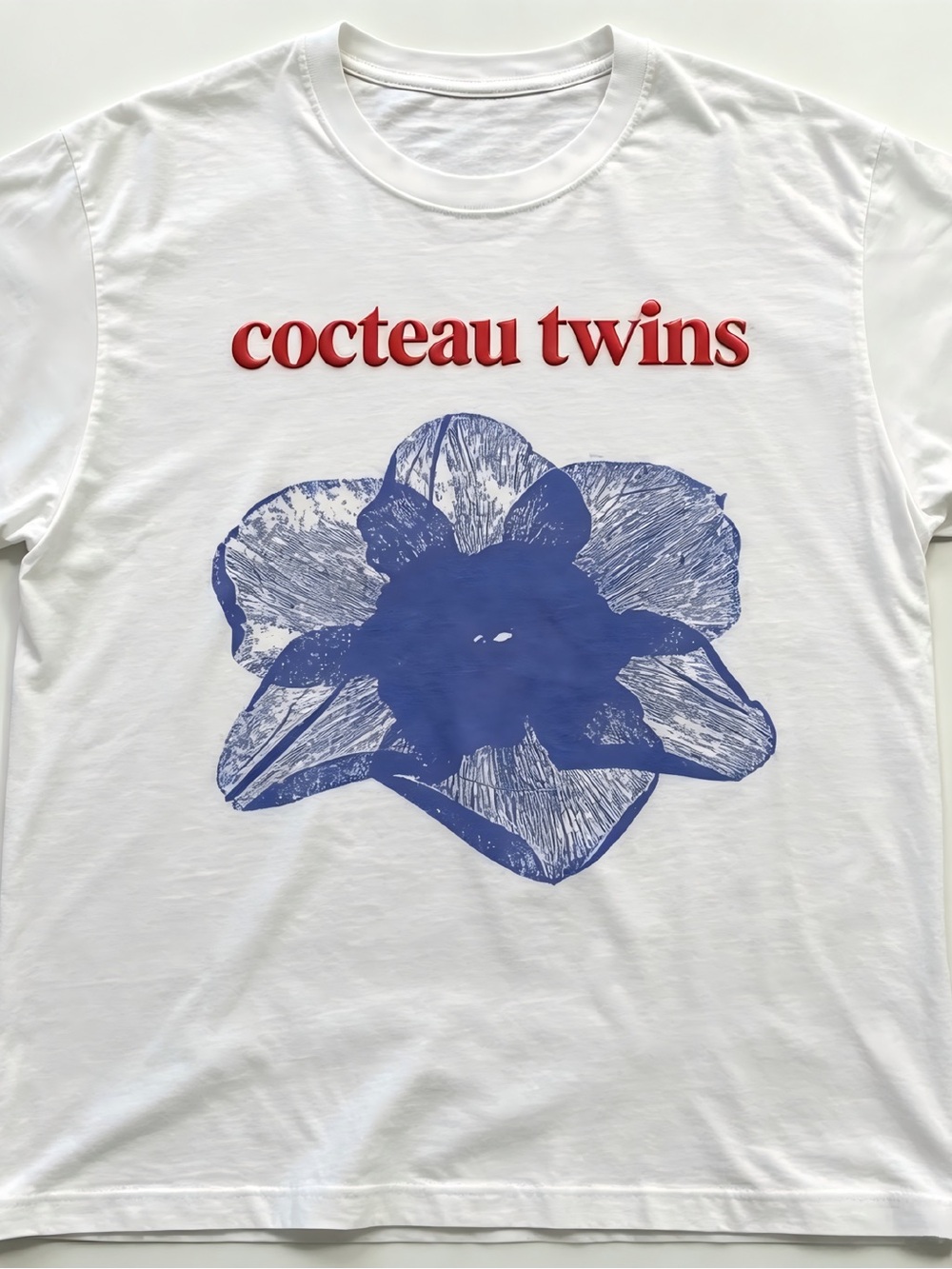 Retro Cocteau Twins Vintage Flower Graphic Womens Mens T-shirt Unisex